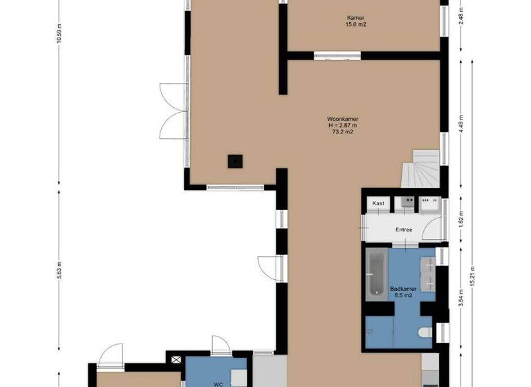 Bauernhaus zum Kauf 1.200.000 € 11 Zimmer 295 m² 4.468 m² Grundstück sedyk 5 tzummarum 8851 RM