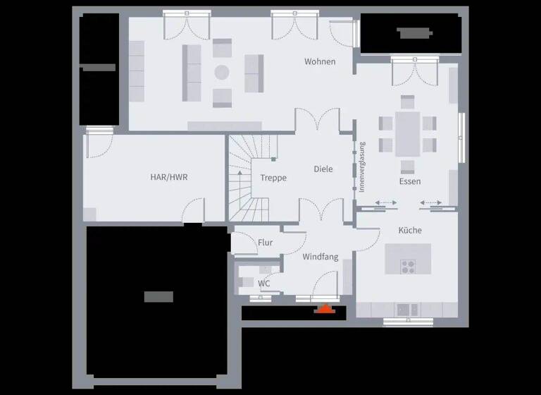 Einfamilienhaus zum Kauf 865.000 € 4 Zimmer 309 m² 1.000 m² Grundstück Petersaurach 91580