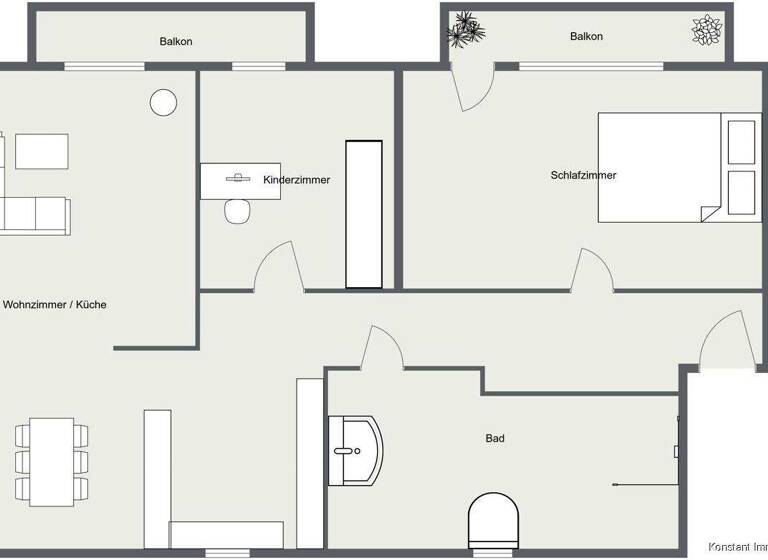 Wohnung zur Miete 950 € 3 Zimmer 81,6 m² frei ab sofort Burg auf Fehmarn Fehmarn 23769