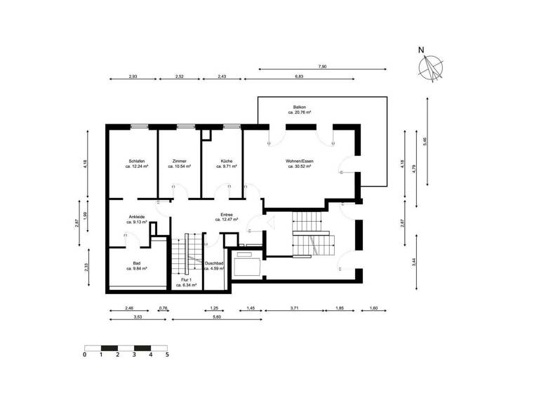 Studio zum Kauf 1.299.000 € 5 Zimmer 189 m² 1. Geschoss Heerdt Düsseldorf 40549