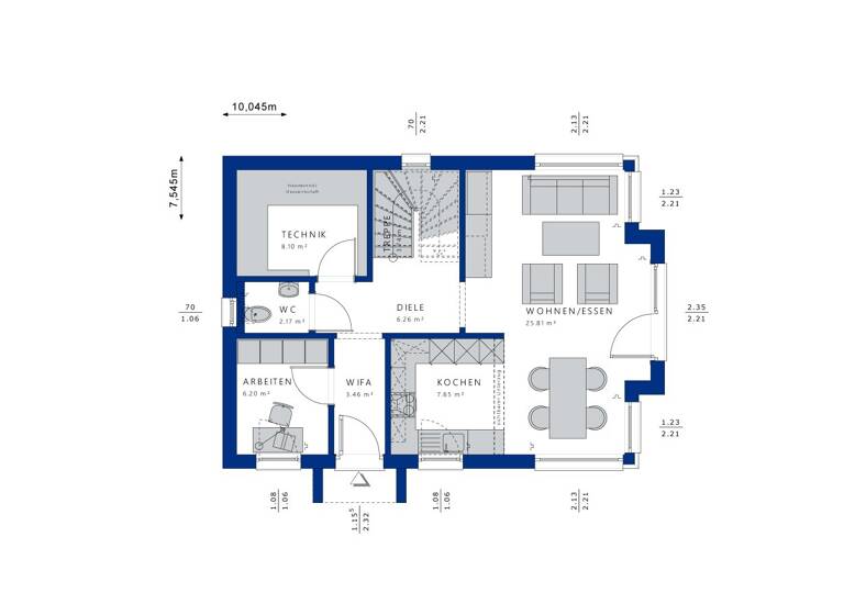 Einfamilienhaus zum Kauf - Erstbezug provisionsfrei 626.000 € 4 Zimmer 123 m² 519 m² Grundstück frei ab sofort Oberlauchringen Lauchringen 79787