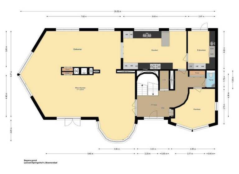 Villa zum Kauf 2.995.000 € 11 Zimmer 440 m² 2.460 m² Grundstück leonard springerhof 4 bloemendaal 2061 LG