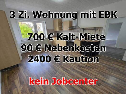 Wohnung zur Miete 700 € 3 Zimmer 80 m² 1. Geschoss Fahnenstr. 26 Innenstadt Pirmasens 66955