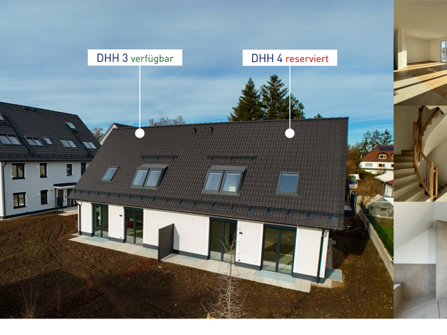 Doppelhaushälfte zum Kauf - Neubau provisionsfrei 1.349.000 € 5 Zimmer 132 m² frei ab sofort Schneeglöckchenstraße 130 Feldmoching-Hasenbergl München 80995