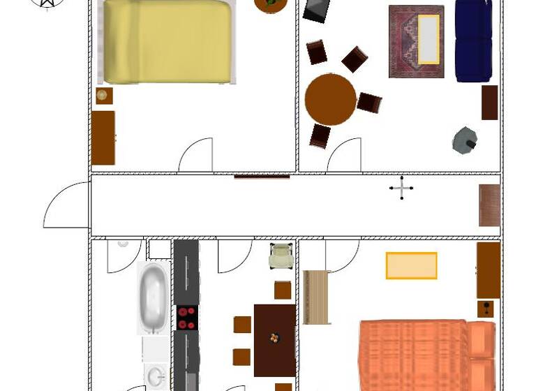 Wohnung zur Miete 1.340 € 3 Zimmer 80 m² 3. Geschoss frei ab 31.01.2027 Friedrichstadt Dresden 01159