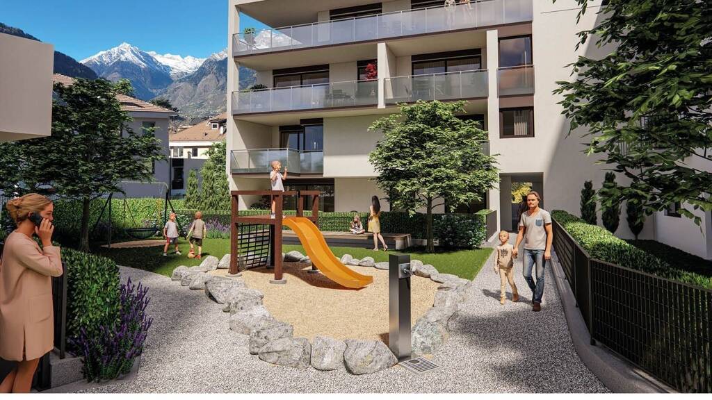 Terrassenwohnung zum Kauf - Erstbezug provisionsfrei als Kapitalanlage geeignet 3 Zimmer 74 m² Harmonie-, Matteotti- u. Piavestraße Meran/Untermais 39012
