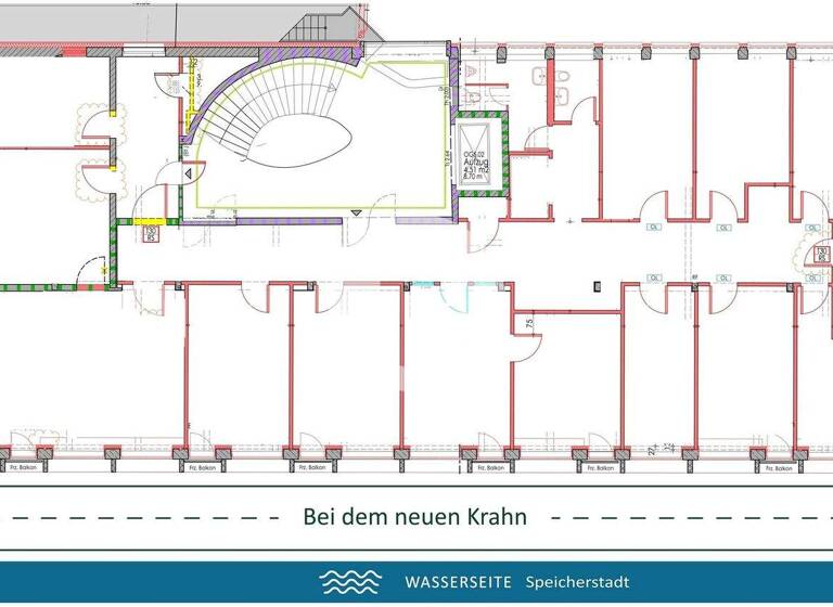 Bürofläche zur Miete provisionsfrei 18,25 € 453 m² Bürofläche Hamburg-Altstadt Hamburg 20457