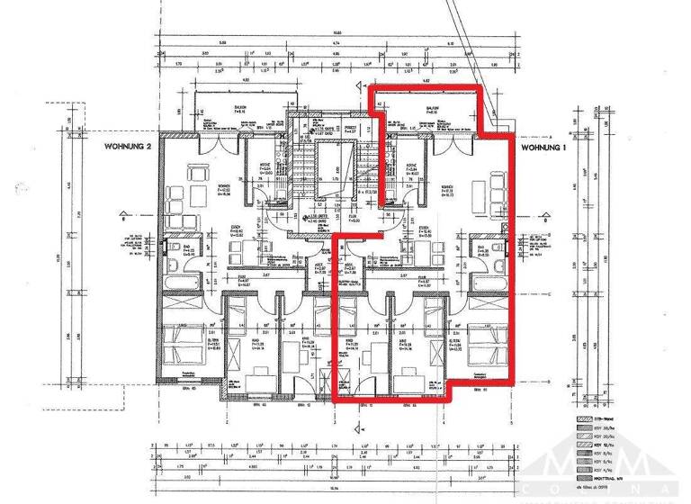 Wohnung zum Kauf 470.000 € 4 Zimmer 83 m² 1. Geschoss Ostend Frankfurt am Main 60314