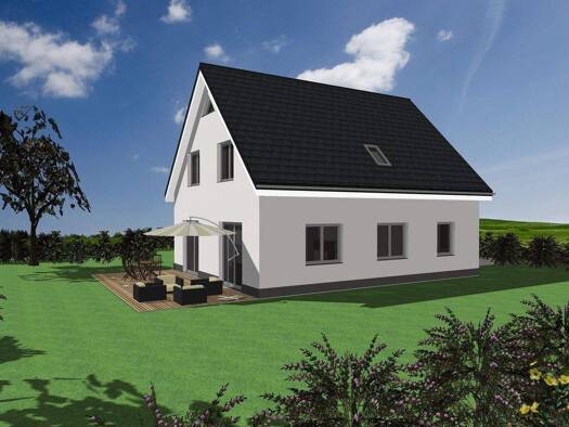 Einfamilienhaus zum Kauf provisionsfrei 438.000 € 4 Zimmer 128 m² 598 m² Grundstück Hunnebrock Bünde 32257