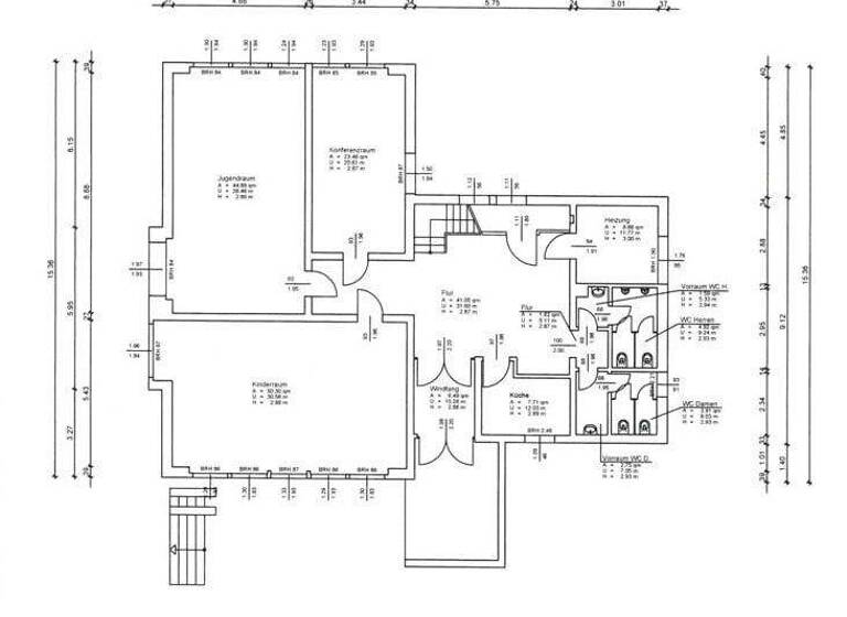 Büro zur Miete 1.230 € 3 Zimmer 164 m² Bürofläche Altenritte Baunatal 34225