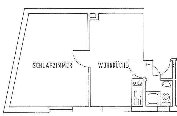 Wohnung zur Miete 395 € 1 Zimmer 38 m²<br/>Wohnfläche Insel Bamberg 96047