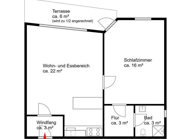 Wohnung zum Kauf 119.000 € 2 Zimmer 50 m²<br/>Wohnfläche Souterrain<br/>Geschoss Oslebshausen Bremen 28239