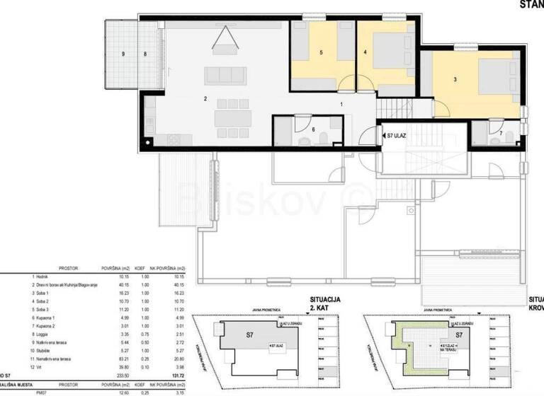 Wohnung zum Kauf 729.460 € 4 Zimmer 120 m² 2. Geschoss Kolan