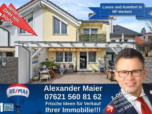 Reihenendhaus zum Kauf 719.000 € 5 Zimmer 124 m² 291 m² Grundstück Herten Rheinfelden 79618