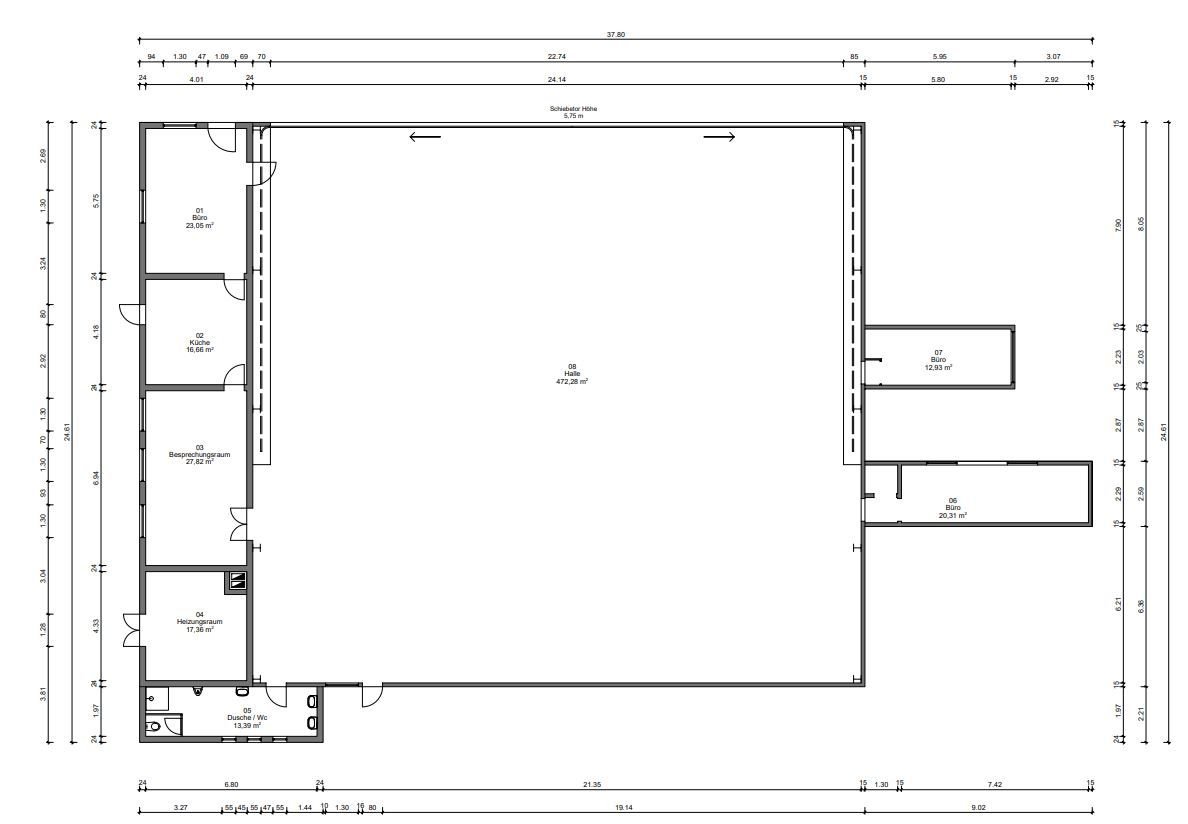 Lagerhalle zur Miete 586 m²<br/>Lagerfläche Berliner Allee 11-21 Rimschweiler-Nord Zweibrücken 66482