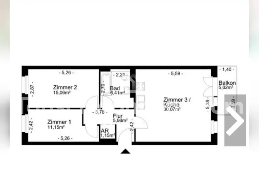 Wohnung zur Miete 650 € 3 Zimmer 80 m²<br/>Wohnfläche 2.<br/>Geschoss Gesundbrunnen Berlin 13355