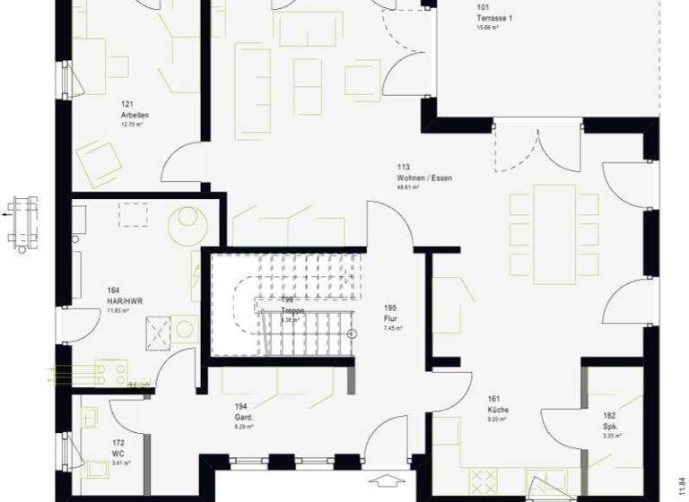 Einfamilienhaus zum Kauf 731.609 € 4 Zimmer 197 m² 630 m² Grundstück Alsterdorf Hamburg 22337