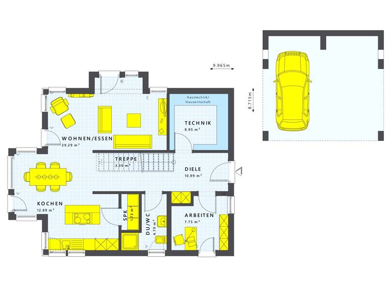 Einfamilienhaus zum Kauf provisionsfrei 447.573 € 5 Zimmer 144 m² 1.026 m² Grundstück Bad Lausick 04651