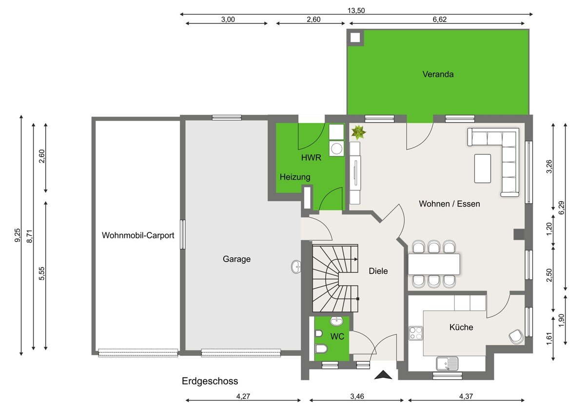 Einfamilienhaus zum Kauf 495.000 € 5 Zimmer 161,7 m²<br/>Wohnfläche 661 m²<br/>Grundstück Uelsen Uelsen 49843