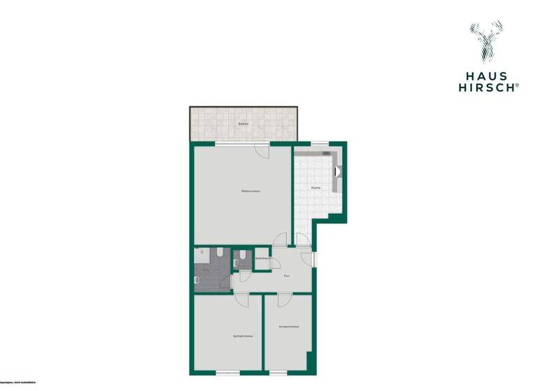 Wohnung zum Kauf 359.000 € 3 Zimmer 81 m² 2. Geschoss Bergstedt Hamburg 22395