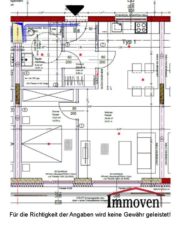 Wohnung zur Miete 498 € 2 Zimmer 52,5 m²<br/>Wohnfläche 1.<br/>Geschoss Eggenberger Gürtel Gries Graz 8020