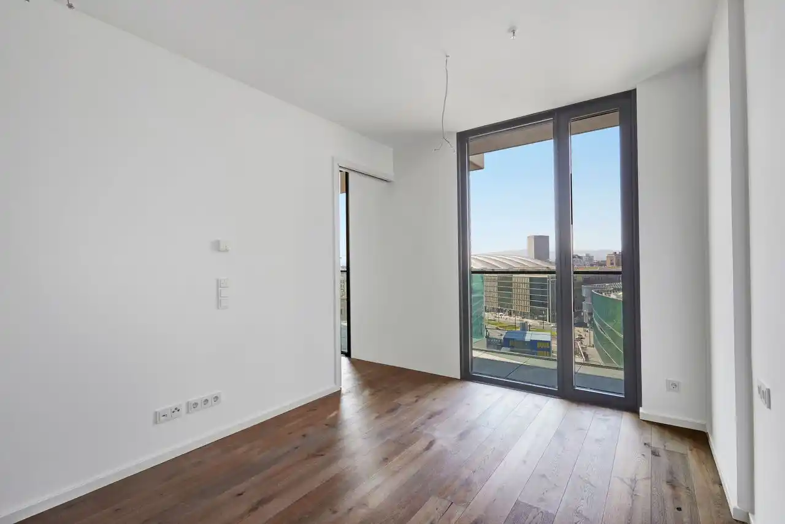 Studio zur Miete 1.451 € 2 Zimmer 49,8 m² 10. Geschoss frei ab sofort Europa-Allee Gallus Frankfurt am Main 60327