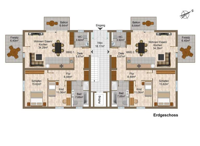 Wohnung zum Kauf - Erstbezug provisionsfrei 360.000 € 3,5 Zimmer 93,6 m² 3. Geschoss Ingelfingen 74653