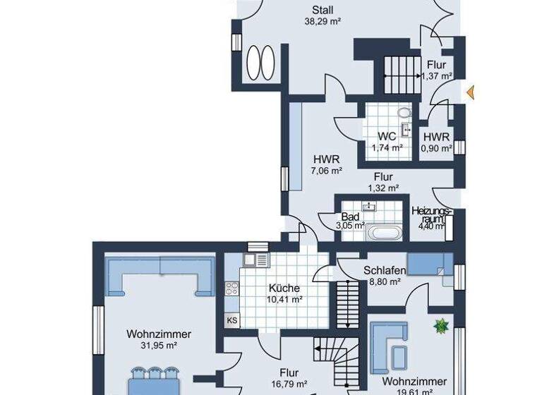 Einfamilienhaus zum Kauf 249.000 € 10 Zimmer 238,5 m² 1.142 m² Grundstück Thalingburen Nordermeldorf 25704