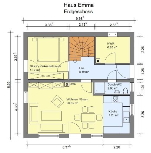 Einfamilienhaus zum Kauf provisionsfrei 318.000 € 5 Zimmer 115,1 m²<br/>Wohnfläche 670 m²<br/>Grundstück Obererlbach Seitersdorf Haundorf 91729