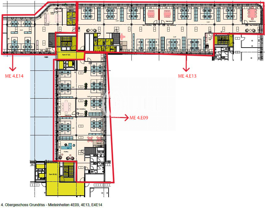 Bürofläche zur Miete provisionsfrei 27,20 € 1.343,6 m²<br/>Bürofläche Westend München 80339