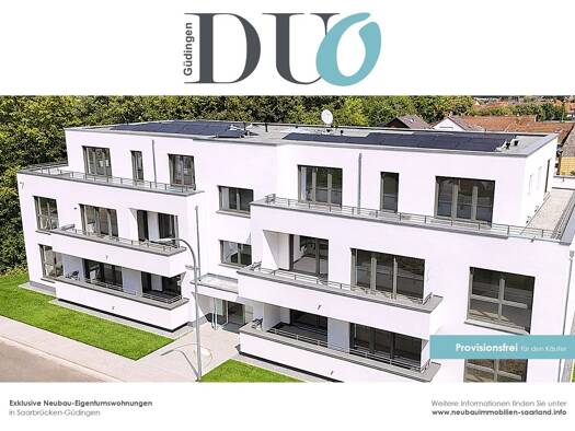 Penthouse zum Kauf - Erstbezug provisionsfrei 549.500 € 3,5 Zimmer 135,4 m² St Arnual Mitte 66119