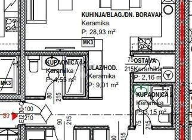Wohnung zum Kauf 290.000 € 3 Zimmer 96 m² 1. Geschoss Velika Gorica
