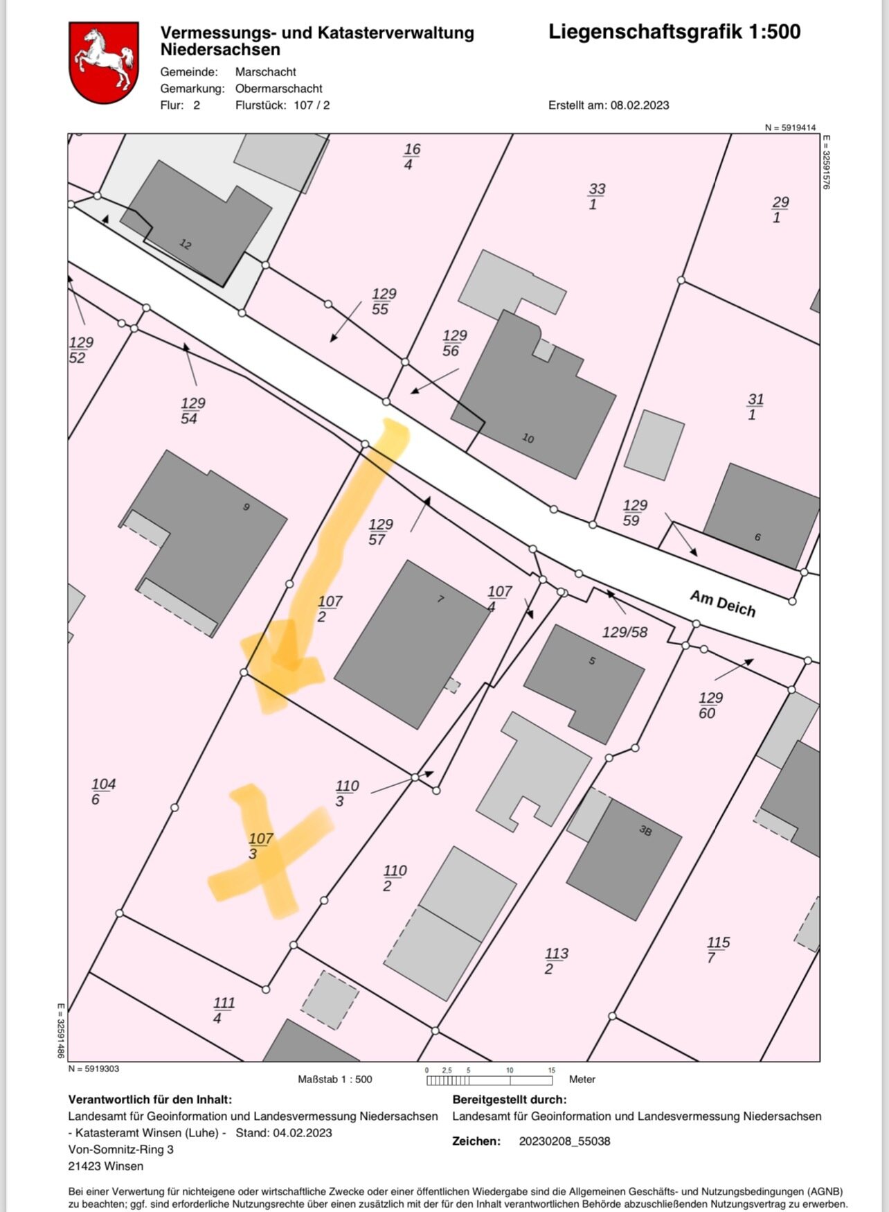 Grundstück zum Kauf 165.000 € 685 m²<br/>Grundstück Obermarschacht Marschacht 21436