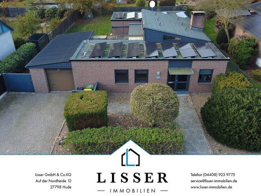 Bungalow zum Kauf 329.900 € 4 Zimmer 125 m² 821 m² Grundstück frei ab sofort Hasenlauf 1 Hude Hude (Oldenburg) 27798