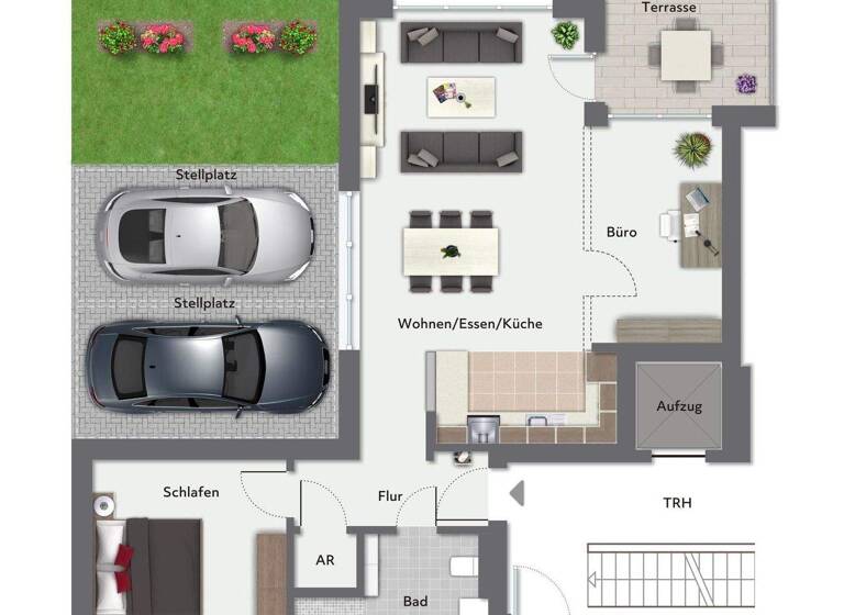 Wohnung zum Kauf provisionsfrei 329.750 € 2 Zimmer 74,3 m² Schloß Holte Schloß Holte-Stukenbrock 33758