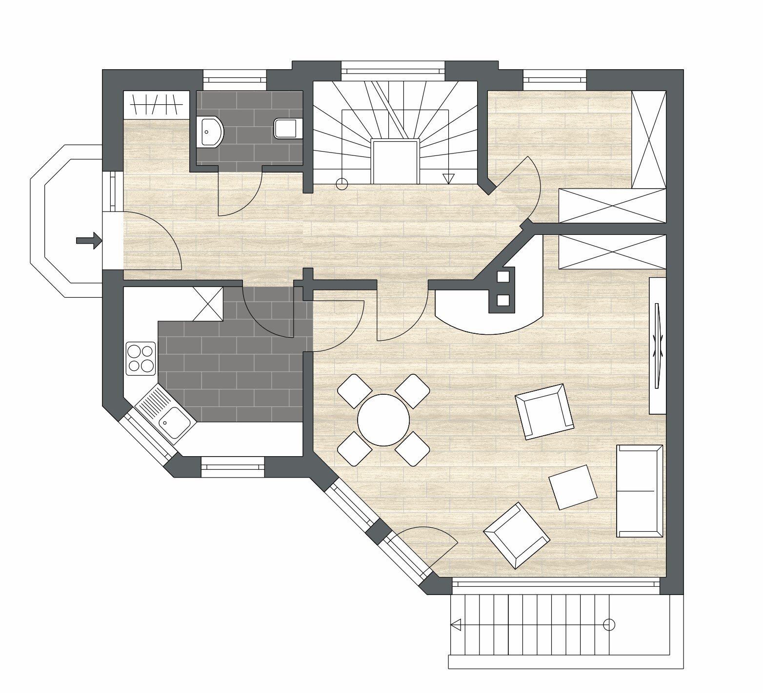 Doppelhaushälfte zum Kauf 395.000 € 5 Zimmer 108 m²<br/>Wohnfläche 898 m²<br/>Grundstück Voßwinkel Arnsberg 59757