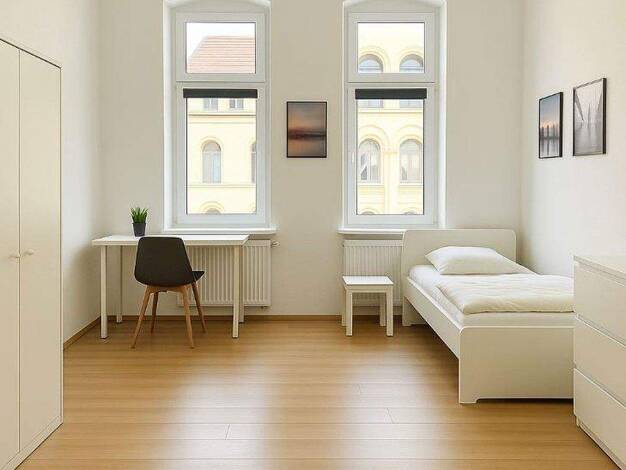 Studio zur Miete Wohnen auf Zeit 250 € 1 Zimmer 20 m² frei ab 01.03.2026 Wilhelm-Külz-Str. 6 Innenstadt Halle 06108