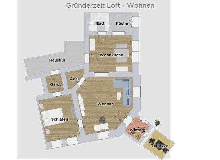 Wohnung zur Miete 900 € 3 Zimmer 69,3 m² frei ab 01.05.2026 Westendstraße 22 Plauen Dresden 01187