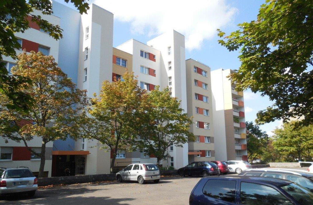 Wohnung zur Miete 450 € 1,5 Zimmer 44,8 m²<br/>Wohnfläche 2.<br/>Geschoss ab sofort<br/>Verfügbarkeit Bartningstraße 3 Kranichstein - Süd Darmstadt 64289