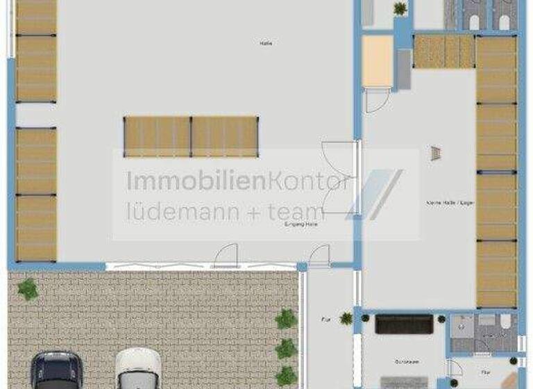 Lagerhalle zur Miete 1.600 € 425 m² Lagerfläche Scheeßel 27383