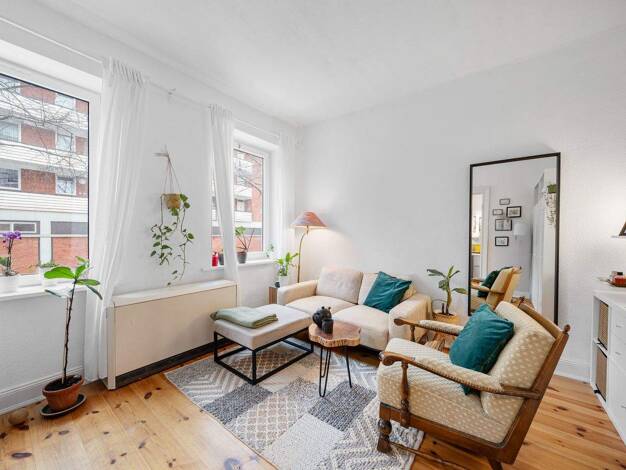 Wohnung zum Kauf 329.000 € 2 Zimmer 44 m² 1. Geschoss Barmbek-Süd Hamburg 22083