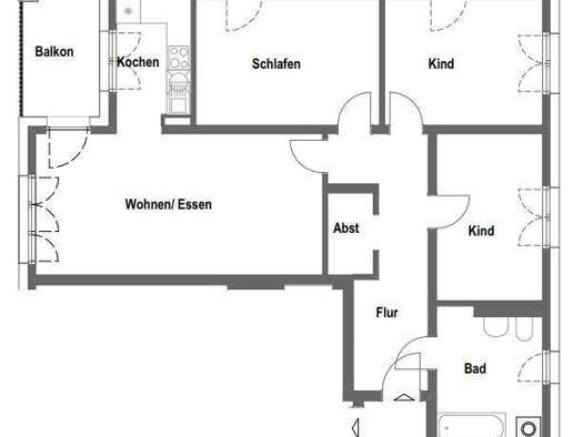 Wohnung zur Miete 967 € 4 Zimmer 91,1 m² 3. Geschoss Geschwister-Scholl-Straße 8 Herzo Base Herzogenaurach 91074