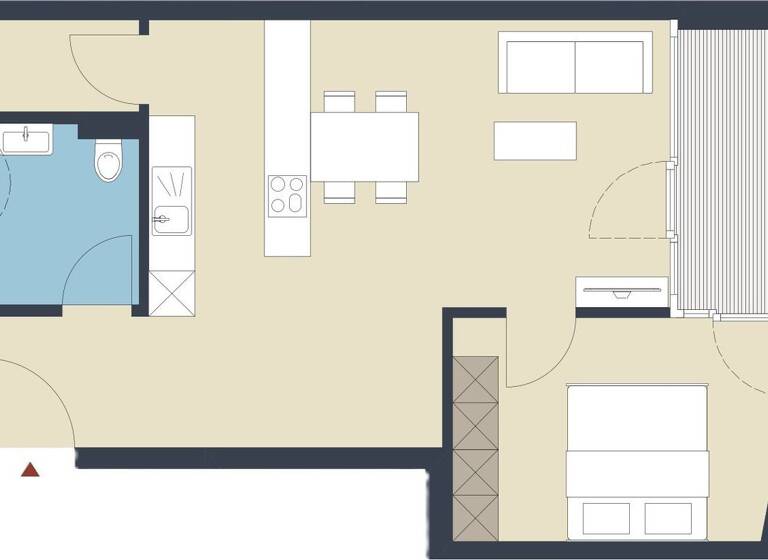 Wohnung zum Kauf - Erstbezug provisionsfrei 406.000 € 2 Zimmer 60,8 m² EG Reichshofstraße 4 Mäder 6841