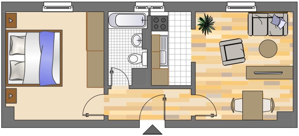 Wohnung zur Miete 319 € 2,5 Zimmer 36,5 m²<br/>Wohnfläche EG<br/>Geschoss 22.11.2024<br/>Verfügbarkeit Im Odemsloh 48 Bodelschwingh Dortmund 44357