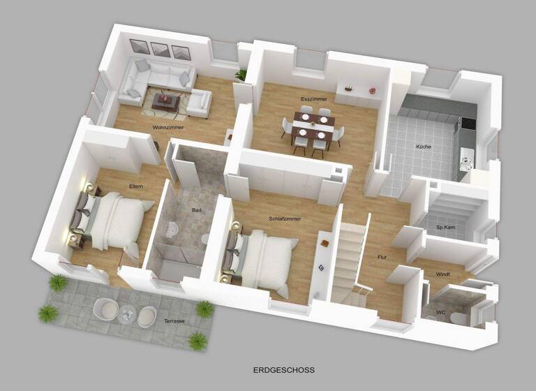Einfamilienhaus zum Kauf 279.000 € 9 Zimmer 250 m² 1.284 m² Grundstück Angersbach Wartenberg / Angersbach 36367