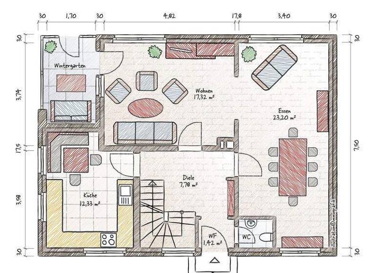 Einfamilienhaus zum Kauf 438.000 € 6 Zimmer 110 m² 1.362 m² Grundstück Kappeln 24376