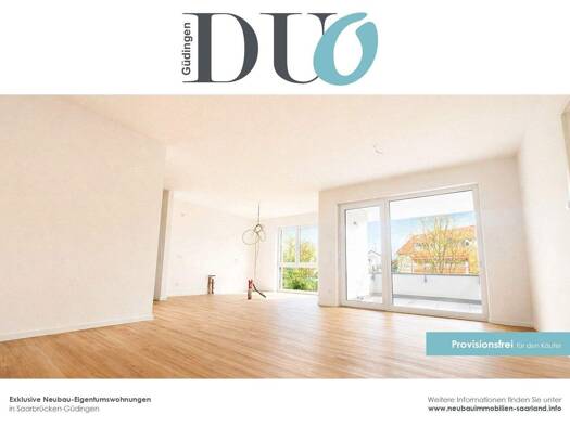 Wohnung zum Kauf - Erstbezug provisionsfrei 433.100 € 3 Zimmer 108,3 m² St Arnual Saarbrücken 66119