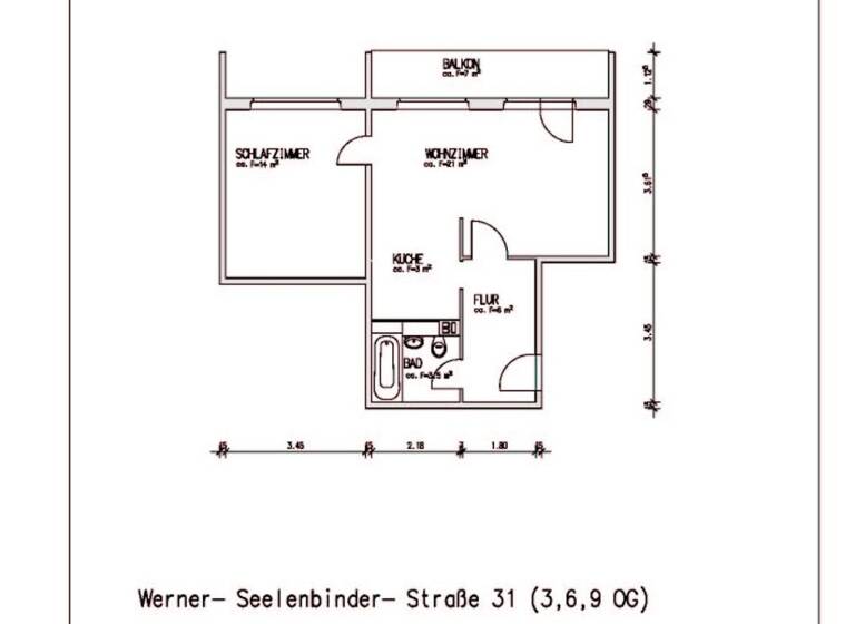 Wohnung zur Miete 310 € 2 Zimmer 51,6 m² 9. Geschoss Werner-Seelenbinder-Straße 31 Hermsdorf 07629