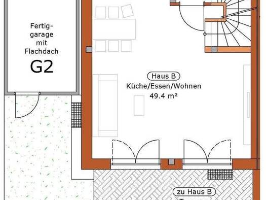 Doppelhaushälfte zur Miete 5 Zimmer 149 m² 276 m² Grundstück frei ab 01.01.2027 Ittling Straubing 94315