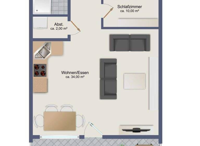 Wohnung zum Kauf 210.000 € 2 Zimmer 58,9 m² Juliusruh Breege / Juliusruh 18556